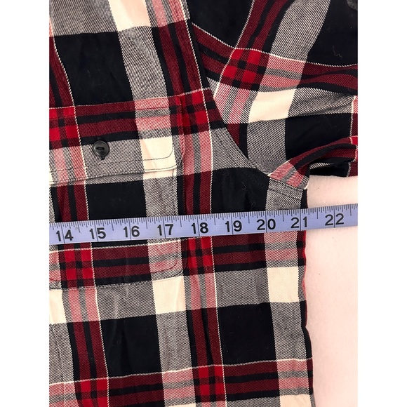 Ralph Lauren Classic Red/Black Plaid Long Sleeve Button Down Collar Shirt, L - Picture 7 of 10